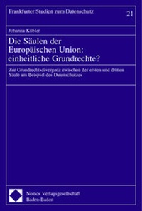 Abbildung von: Die Säulen der Europäischen Union: einheitliche Grundrechte? - Nomos