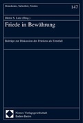 Cover: Friede in Bew&auml;hrung - Nomos