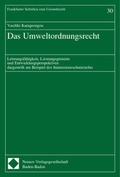 Bild: Das Umweltordnungsrecht - Nomos