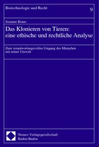 Abbildung von: Das Klonieren von Tieren: eine ethische und rechtliche Analyse - Nomos