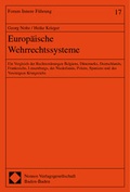 Cover: Europ&auml;ische Wehrrechtssysteme - Nomos