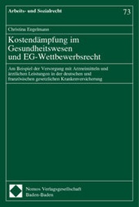 Abbildung von: Kostendämpfung im Gesundheitswesen und EG-Wettbewerbsrecht - Nomos