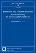 Cover: Sanktionen und Vorfeldma&szlig;nahmen zur Absicherung der europ&auml;ischen Grundwerte - Nomos