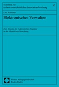 Cover: Elektronisches Verwalten - Nomos