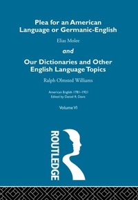 Abbildung von: Plea For An American Language - Routledge