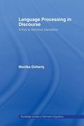 Cover: Language Processing in Discourse - Routledge