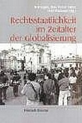 Cover: Rechtsstaatlichkeit im Zeitalter der Globalisierung - Rombach Druck- und Verlagshaus