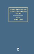 Cover: Shakespeare Imitations, Parodies and Forgeries - Routledge