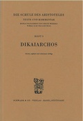 Cover: Dikaiarchos - Schwabe Verlagsgruppe AG Schwabe Verlag