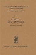 Cover: Straton von Lampsakos - Schwabe Verlagsgruppe AG Schwabe Verlag