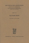 Cover: Klearchos - Schwabe Verlagsgruppe AG Schwabe Verlag