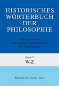 Cover: Historisches W&ouml;rterbuch der Philosophie (HWPH). Band 12, W-Z - Schwabe Verlagsgruppe AG Schwabe Verlag