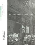 Cover: Performance Research V7 Issu 3 - Routledge