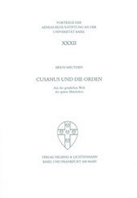 Enlarge image Cover: Cusanus und die Orden - Schwabe Verlagsgruppe AG Schwabe Verlag