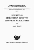 Cover: Kommentar zum zweiten Buch von Xenophons Memorabilien - Schwabe Verlagsgruppe AG Schwabe Verlag