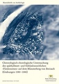 Cover: Chronologisch-chorologische Untersuchung des sp&auml;thallstatt- und fr&uuml;hlat&eacute;nezeitlichen "F&uuml;rstensitzes" auf dem M&uuml;nsterberg von Breisach (Grabung 1980-1986) - Theiss in Herder