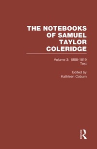 Enlarge image Cover: Coleridge Notebooks V3 Text - Routledge