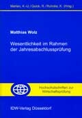 Cover: Wesentlichkeit im Rahmen der Jahresabschlusspr&uuml;fung - IDW