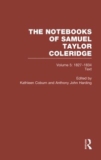 Enlarge image Cover: Coleridge Notebooks V5 Text - Routledge