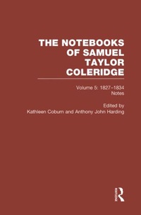 Enlarge image Cover: Coleridge Notebooks V5 Notes - Routledge
