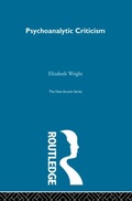 Cover: Psychoanalytic Criticism - Routledge