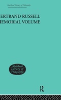Cover: Bertrand Russell Memorial Volume - Routledge