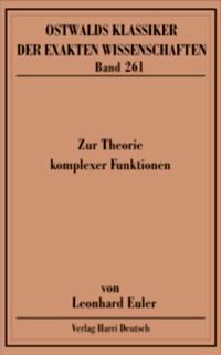 Abbildung von: Zur Theorie komplexer Funktionen (Euler) - Europa-Lehrmittel