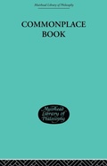 Cover: Commonplace Book - Routledge