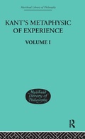 Cover: Kant's Metaphysic of Experience - Routledge