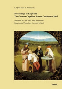 Abbildung von: Proceedings of KogWis05. The German Cognitive Science Conference 2005 - Schwabe Verlagsgruppe AG Schwabe Verlag