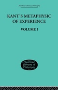 Cover: Kant's Metaphysic of Experience - Routledge