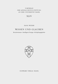 Cover: Wissen und Glauben - Schwabe Verlagsgruppe AG Schwabe Verlag