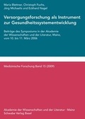 Cover: Versorgungsforschung als Instrument zur Gesundheitssystementwicklung - Schwabe Verlagsgruppe AG Schwabe Verlag
