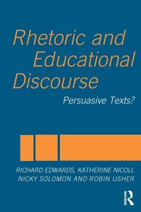 Enlarge image Cover: Rhetoric and Educational Discourse - Routledge