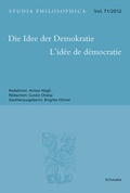 Cover: Die Idee der Demokratie - L'id&eacute;e de la d&eacute;mocratie - Schwabe Verlagsgruppe AG Schwabe Verlag
