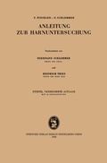 Cover: Anleitung zur Harnuntersuchung - J.F. Bergmann-Verlag