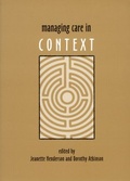 Cover: Managing Care in Context - Routledge