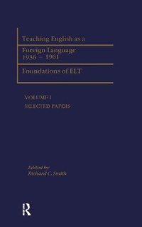 Enlarge image Cover: Teaching English as a Foreign Language, 1936-1961 - Routledge