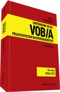 Cover: Einf&uuml;hrung in die VOB/A - Werner