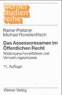 Abbildung von: Das Assessorexamen im Öffentlichen Recht - Werner