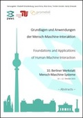 Cover: Grundlagen und Anwendungen der Mensch-Maschine-Interaktion - Universit&auml;tsverlag der TU Berlin