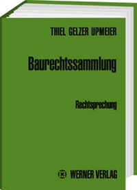 Abbildung von: Baurechtssammlung. Rechtsprechung des Bundesverwaltungsgerichts,... - Werner