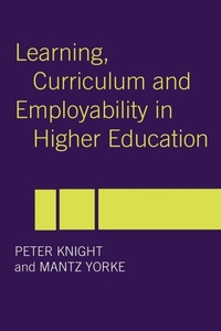Enlarge image Cover: Learning, Curriculum and Employability in Higher Education - Routledge