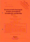 Cover: Bundesmanteltarifvertrag f&uuml;r Arbeiter gemeindlicher Verwaltungen und Betriebe - BMTG - Rehm
