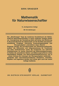 Abbildung von: Mathematik für Naturwissenschaftler - Steinkopff