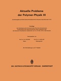 Cover: Aktuelle Probleme der Polymer-Physik III - Steinkopff