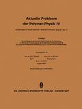 Cover: Aktuelle Probleme der Polymer-Physik - Steinkopff