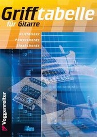 Abbildung von: Grifftabelle für Gitarre - Voggenreiter Verlag