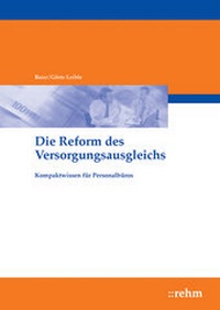 Abbildung von: Reform des Versorgungsausgleichs - Rehm