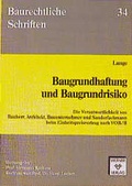Cover: Baugrundhaftung und Baugrundrisiko - Werner